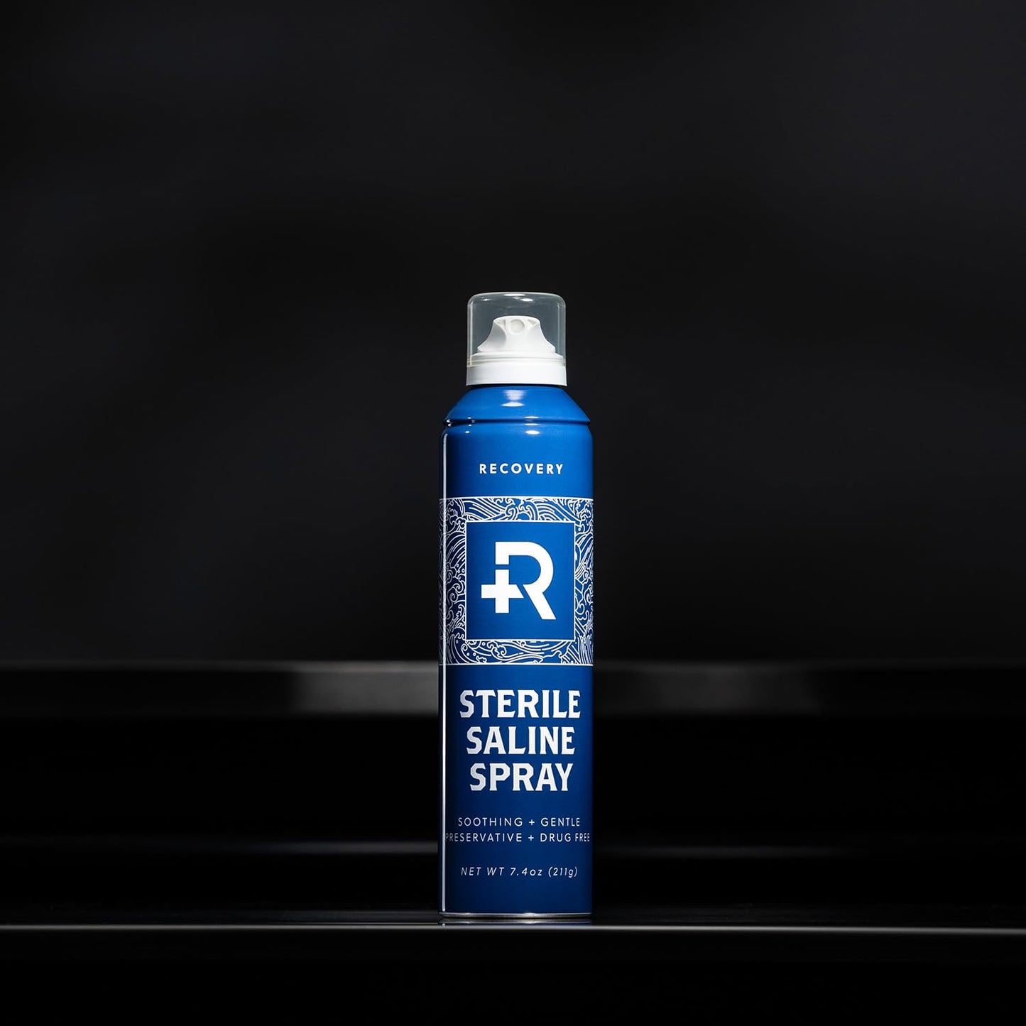 Recovery Aftercare Piercing Aftercare Saline Spray, All Natural Cleaner, 7.4 Ounce Can