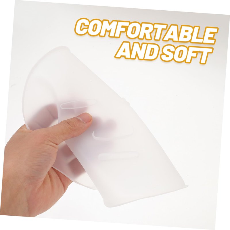 Uonlytech Reusable Silicone Facial Mask Tray 2-Pack for Diy Seaweed and Collagen Masks Makeup Tool 8.85X7.55 Inch for Home and Professional Salon Use