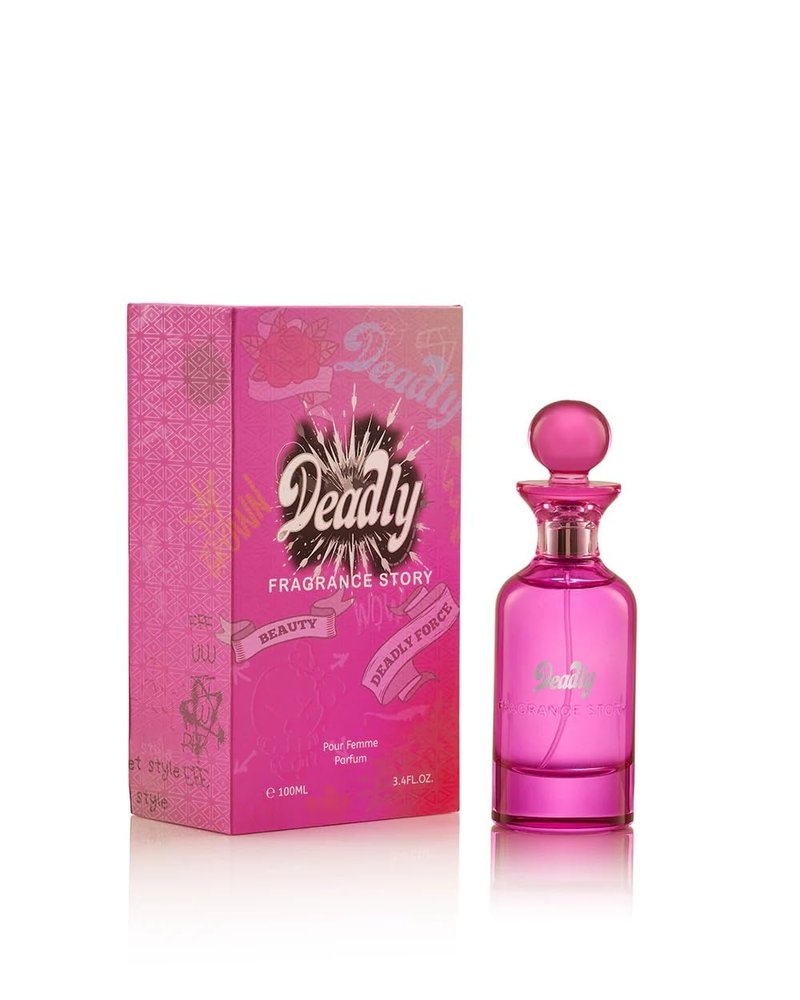 FRAGRANCE STORY Deadly for Women – Long Lasting Eau de Parfum Spray – Warm Floral Vanilla Perfume with Jasmine Sambac, Cashmeran & Bourbon Vanilla