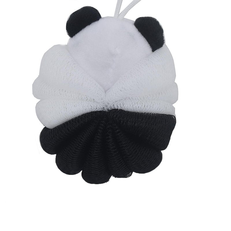 Cute Animal Bath Loofahs Sponge Pouf Mesh Body Scrubber Shower Exfoliating for Women Kids Girls Boys