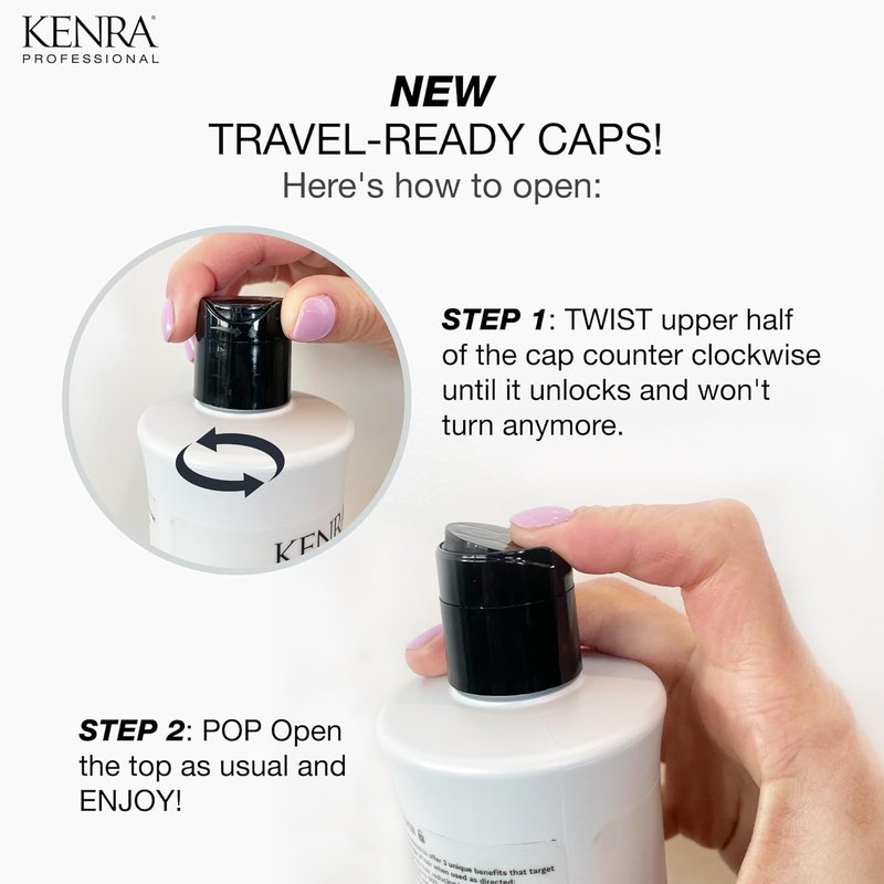 Kenra Professional Moisture Shampoo & Conditioner Set | Boost Hydration | Improve Manageability and Shine | Nourish Dry Hair | Color Safe | Efforless Detangling | Normal to Dry Hair | 10.1 fl. oz.