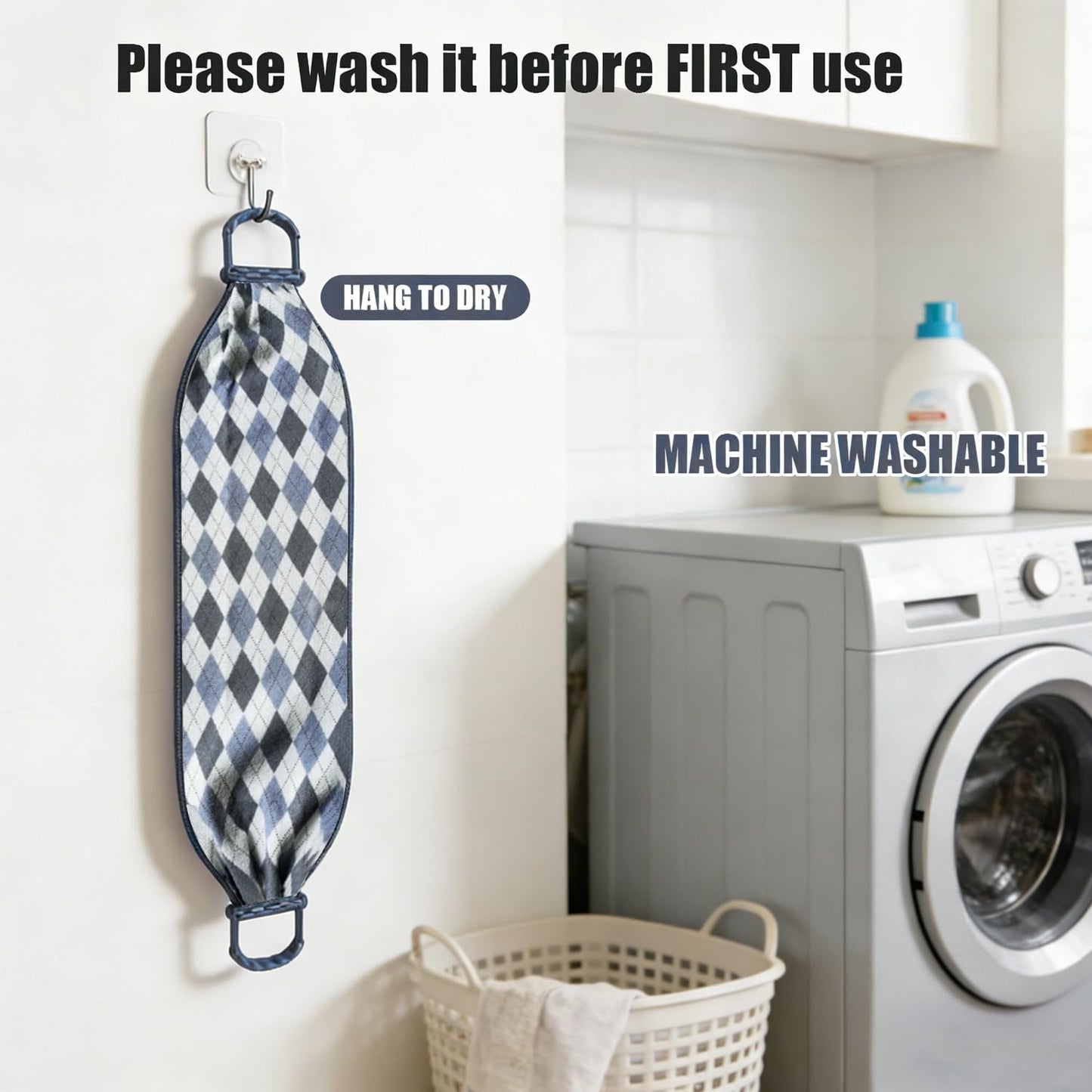 Back Scrubber for Shower for Men Women, 38 Inches Dual-Sided Back Cleaner Exfoliating Body Scrubber with Handles, Back Exfoliator for Deep Clean, Back Washer Bath Scrubber for Body