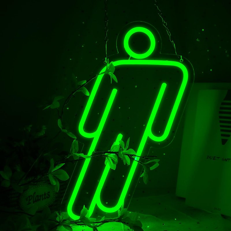 Music Singer Neon Signs，LED Neon Light Up Sign for Wall Art Decor，Gifts for Teen Boys、Teenage Girls、Song Fans