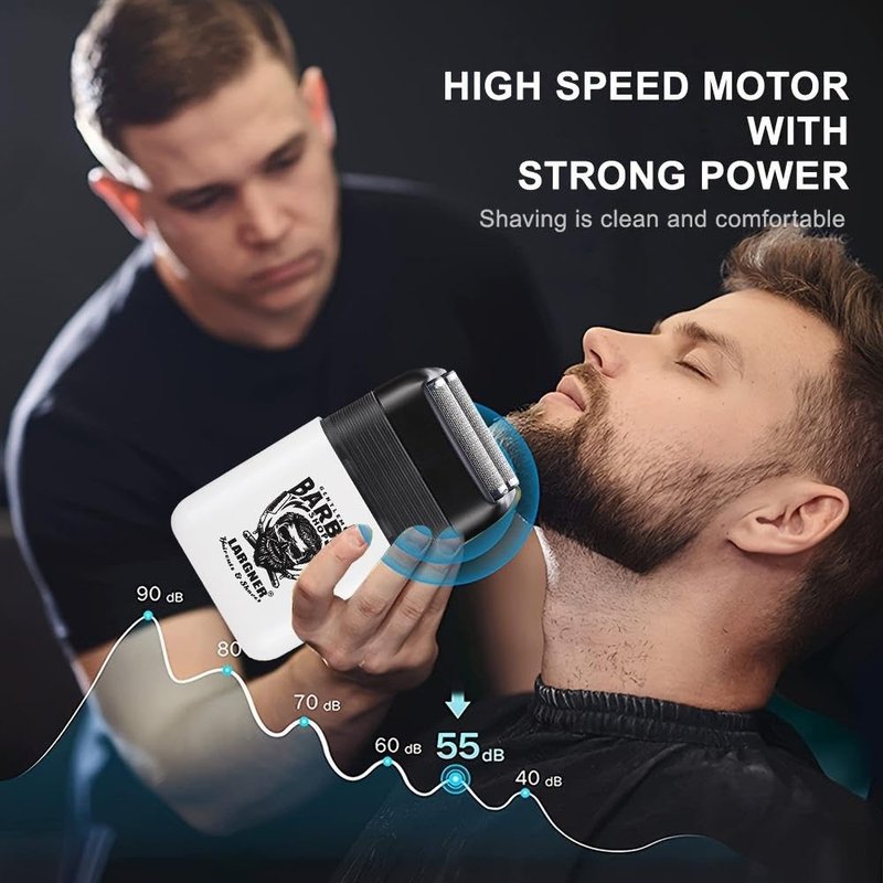 Professional Hair Clippers for Men - Cordless Beard Trimmer & T-Blade Hair Trimmer for Men, Rechargeable Clippers for Hair Cutting