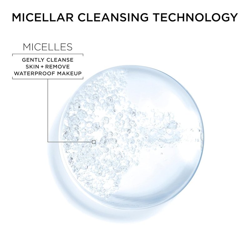 Garnier SkinActive Micellar Water Gift Set, Face Cleansing Holiday Skin Care Kit with Travel Size Micellar Facial Cleansers, Includes Original, Waterproof and Vitamin C Formulas, 1 Kit