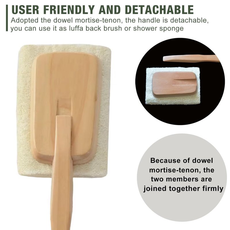 Loofah Exfoliating Body Scrubber, Shower Loofah Sponge Body Scrubber for Women and Men