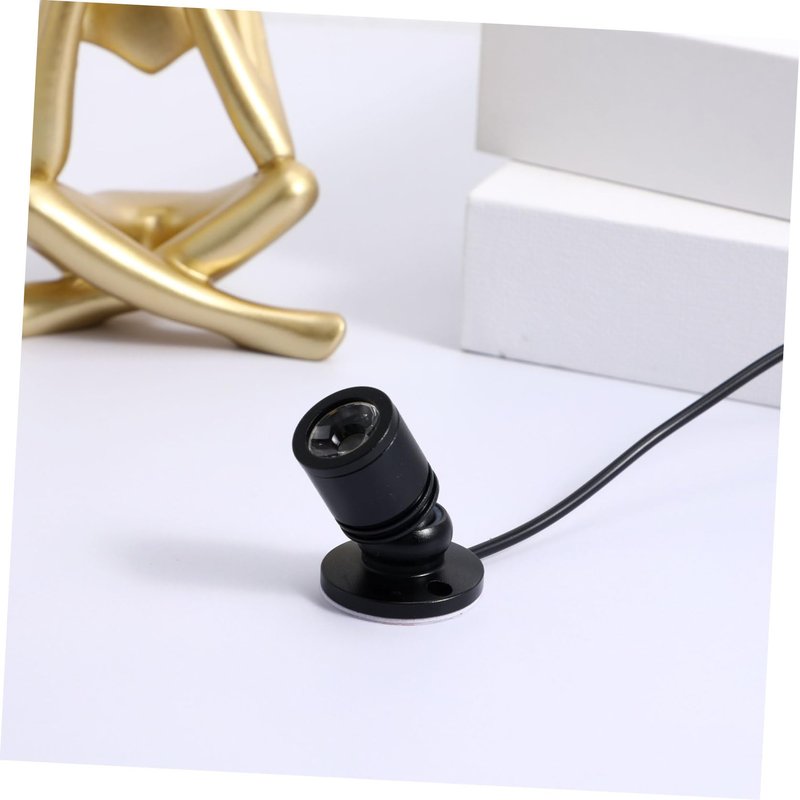 TOVINANNA USB Spotlight for Jewelry Display Small Led Spot Light Indoor Adjustable Angle Mini USB Powered Lamp for Cabinet Showcase