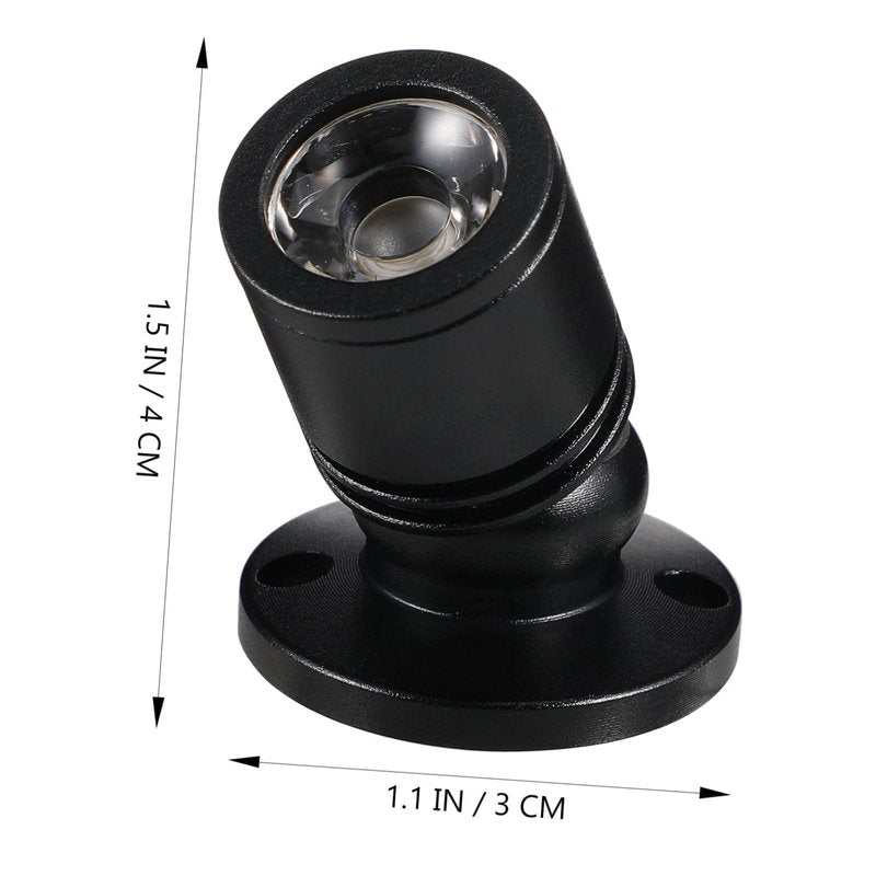 TOVINANNA USB Spotlight for Jewelry Display Small Led Spot Light Indoor Adjustable Angle Mini USB Powered Lamp for Cabinet Showcase