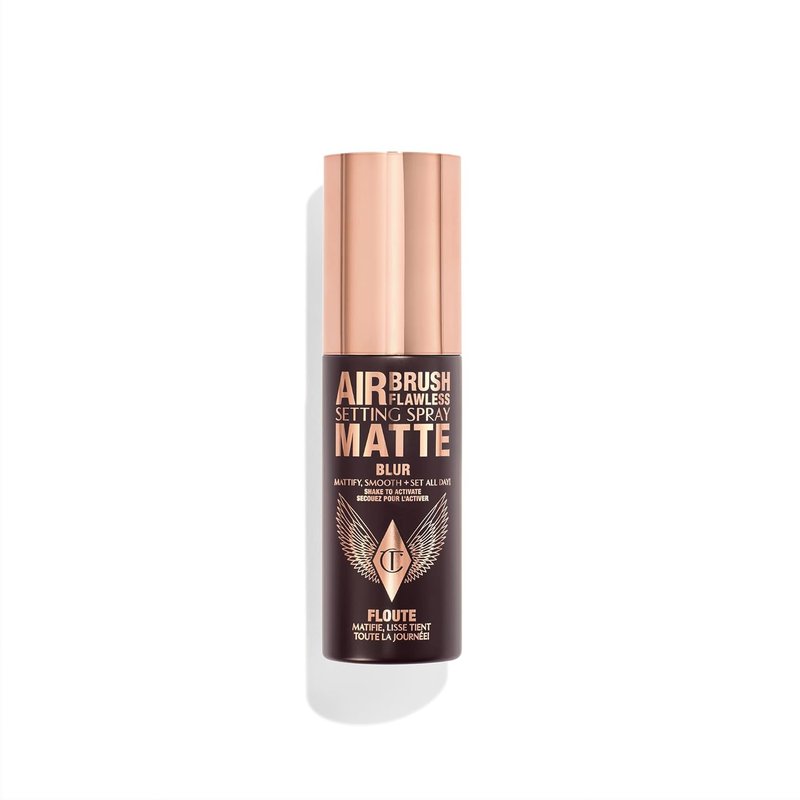 Charlotte Tilbury Airbrush Flawless Matte Setting Spray - Ultra-Fine Mist for 16Hr Makeup & Oil Control | Humidity & Waterproof