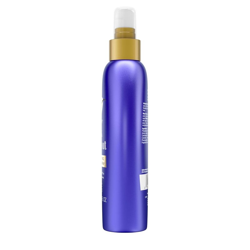 OGX Heat Protectant Spray - Quick Drying Thermal Protection for Soft, Shiny Hair | 6 fl. oz, Shields Up to 450°F