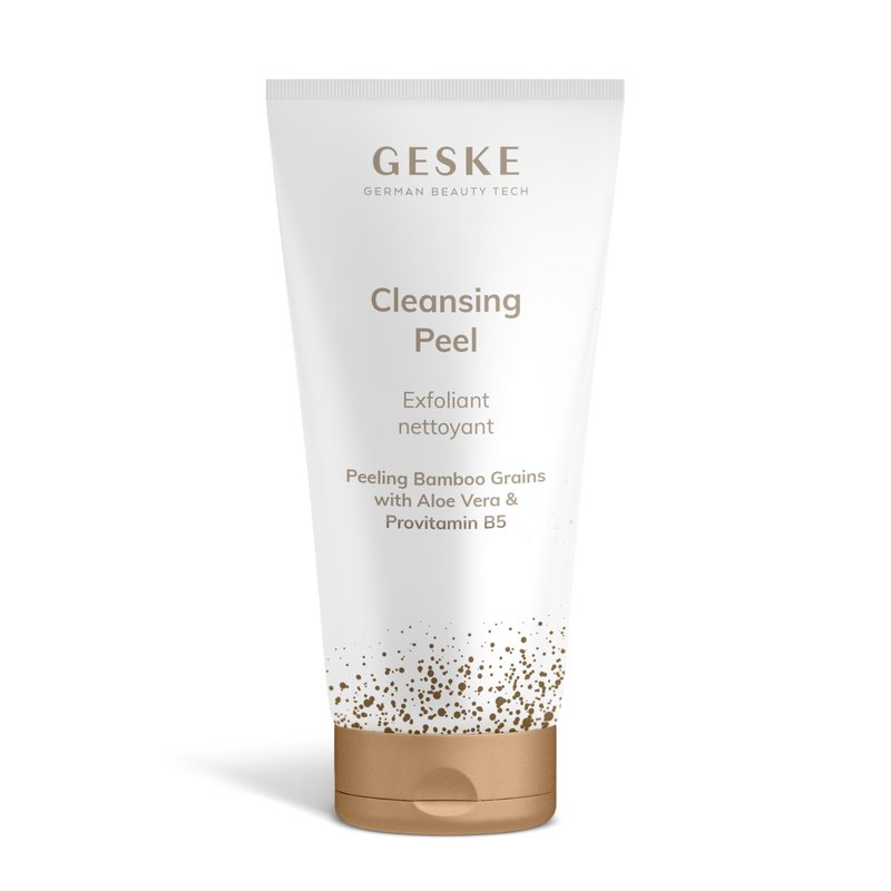 GESKE Cleansing Peel | Peeling with aloe vera, provitamin B5 power & bamboo seeds | Toning & exfoliating | For perfecting & brightening impure skin | All skin types | Youthful glow | Vegan formula