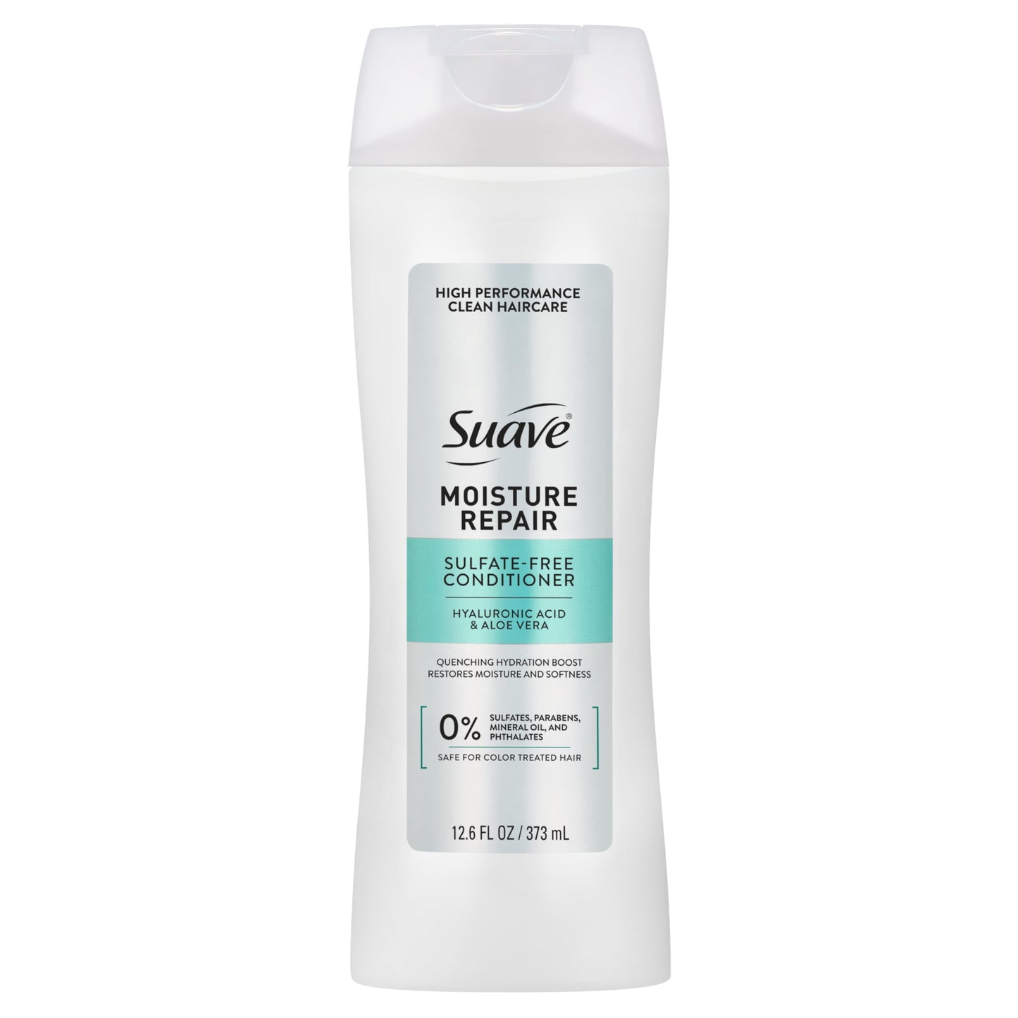 Suave Moisture Repair Conditioner, Sulfate-free, for restored moisture with every wash, safe for color treated hair, 12.6 oz