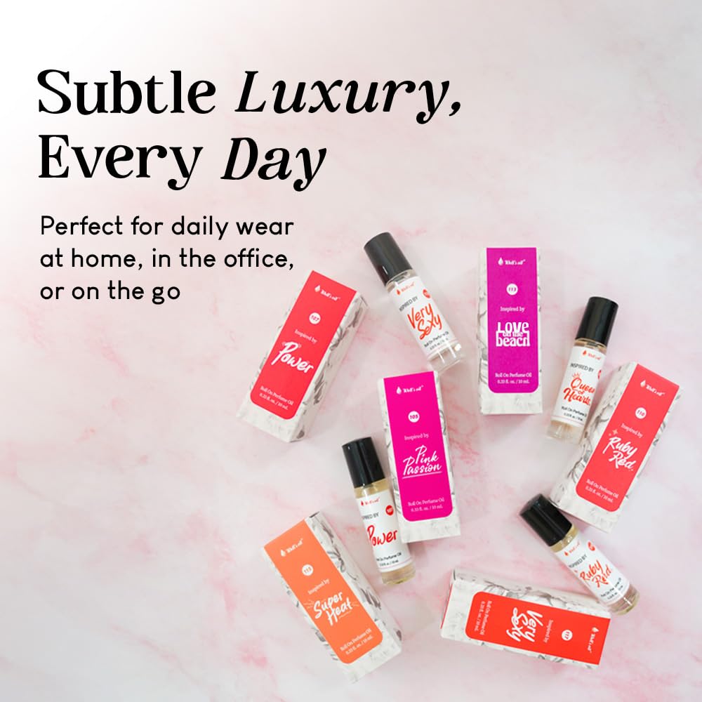Well's Oil Roll-On Perfume Oil (Bacarat 540) | Oil-Based Fragrance | Long-Lasting Wear | Paraben-Free | 0.33 fl oz / 10 ml