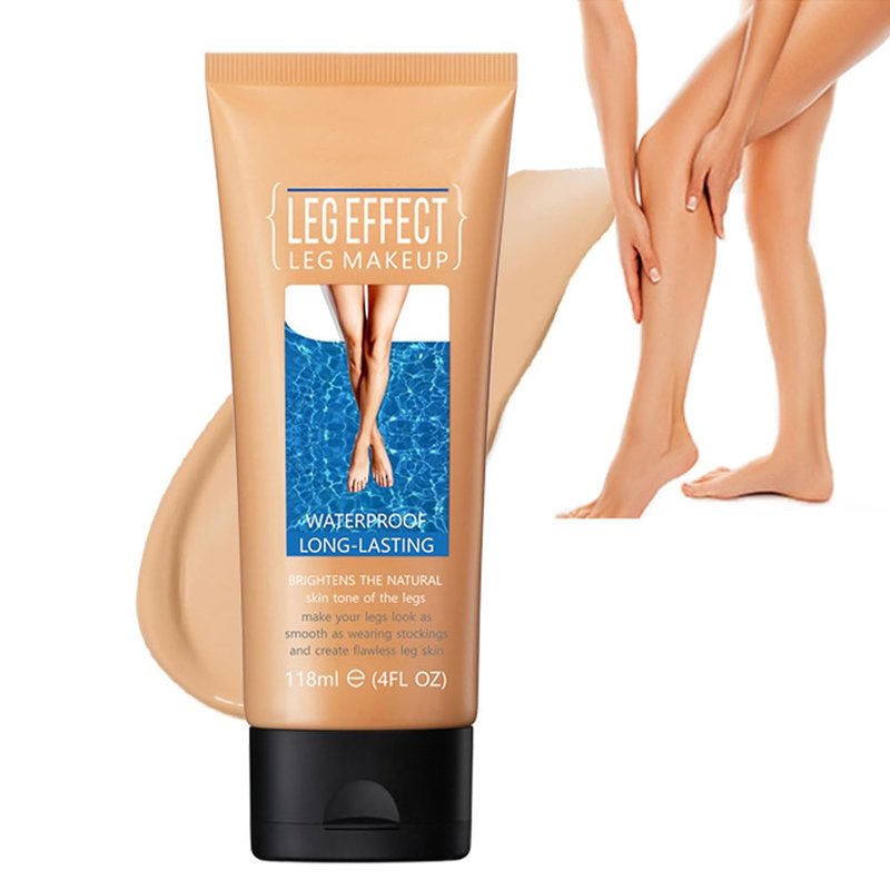 Skiennix Leg Makeup - Waterproof Body Foundation for Tattoo Cover Up | Medium Glow, 4 fl oz