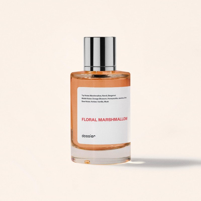 Dossier - Eau de Parfum - Floral Marshmallow - Inspired by By Kilian's Love,Don't Be Shy - Perfume Luxury - Pure Infused - Paraben-Free - Vegan - Feminine - For Women -Fragrance 3.4 oz (Spray 100ml)