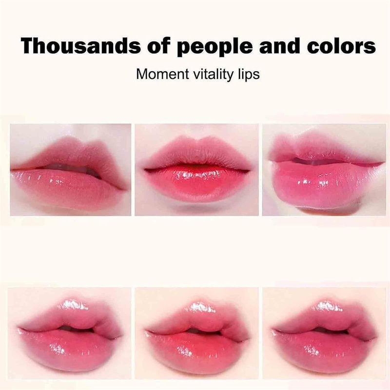 REATIFUL Color Changing Lipstick,Gold Crystal Ph Lipstick Color Changing,Long Lasting 24 Hours Moisturizing Glossy Shine Lip Gloss for Women