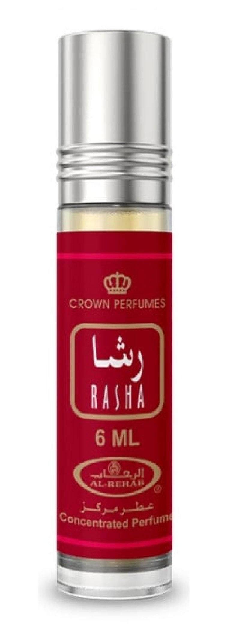 Al Rehab Rasha Concentrated Perfume Rollerball for Women, 0.2 Ounce / 6ml