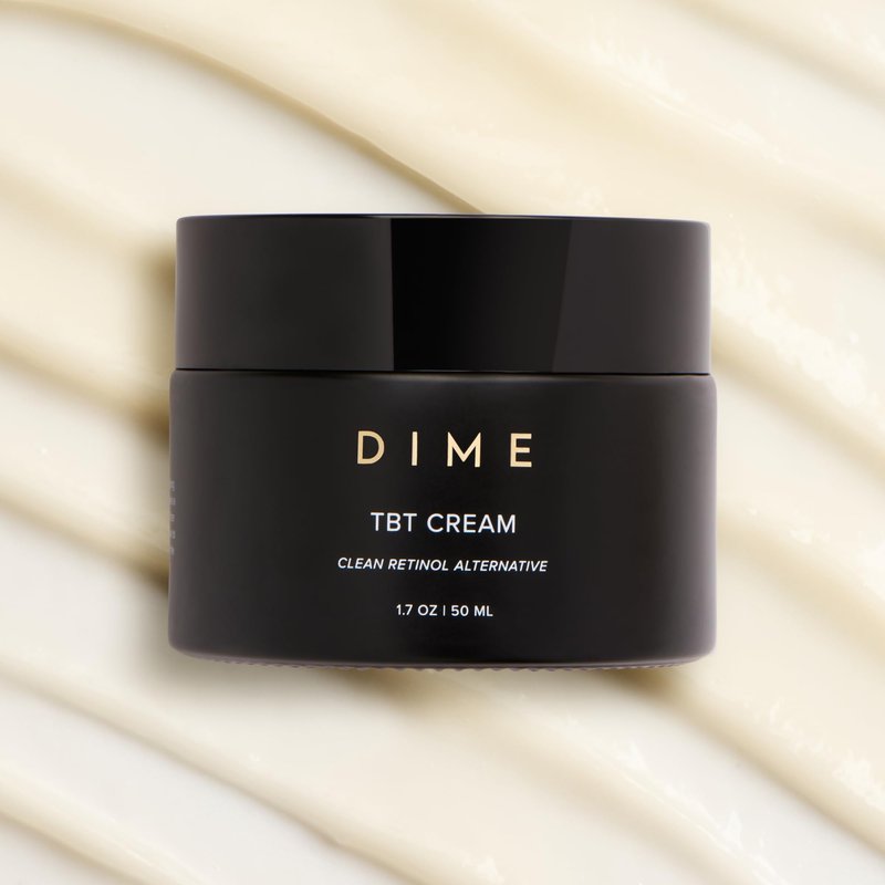 DIME Beauty TBT Cream - Anti-Wrinkle Night Cream with Bakuchiol Retinol Alternative for Fine Lines, Firming and Smoothing Face Moisturizer, Vegan, Cruelty-Free, 1.7 oz / 50 ml