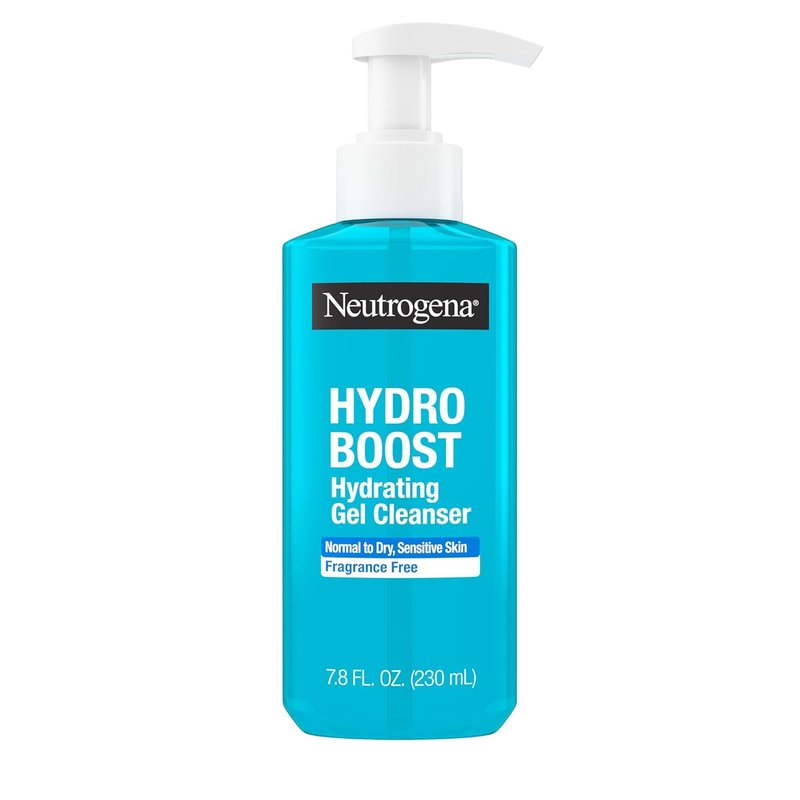 Neutrogena Hydro Boost Face Wash - Fragrance-Free Hydrating Gel Cleanser with Hyaluronic Acid | 7.8 fl. oz