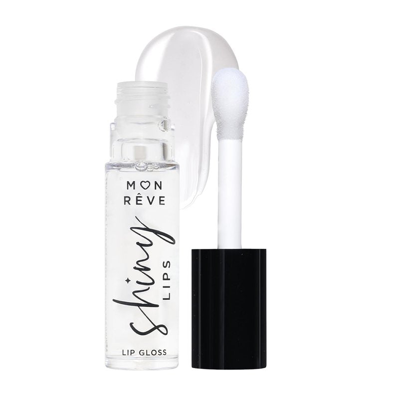 MON RÊVE Moisturizing Lip Gloss for Women – Ultra-Shiny 3D Hydrating Lip Gloss with Chamomile Oil, Non-Sticky Nourishing Formula for Long-Lasting Wear, 0.27 fl oz, 18 Shimmer Shades (01 CLEAR)