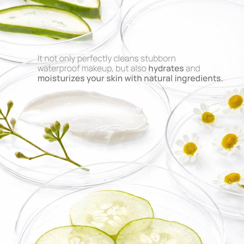 Epielle Makeup Remover Wipes - Gentle Facial Cleanser Towelettes with Collagen & Aloe Vera | 30 Count (Pack of 6)