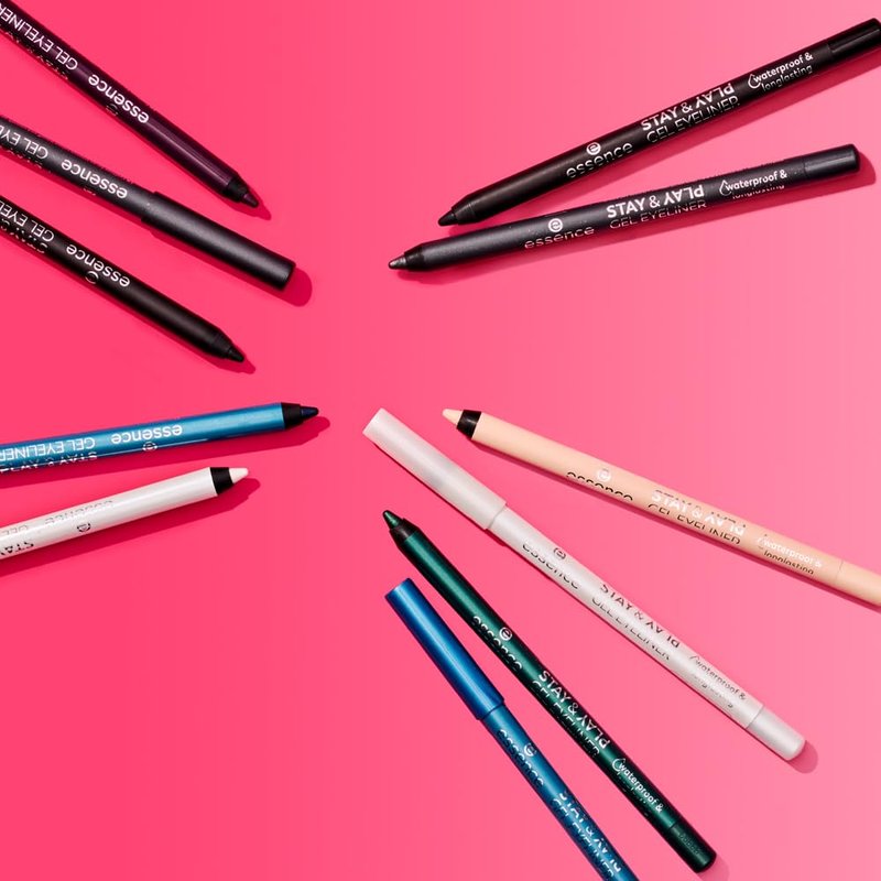 essence | Stay & Play Gel Eyeliner | Super Soft Gel-like Texture | Waterproof & Longlasting | Vegan & Cruelty Free (06 Midnight Sky)