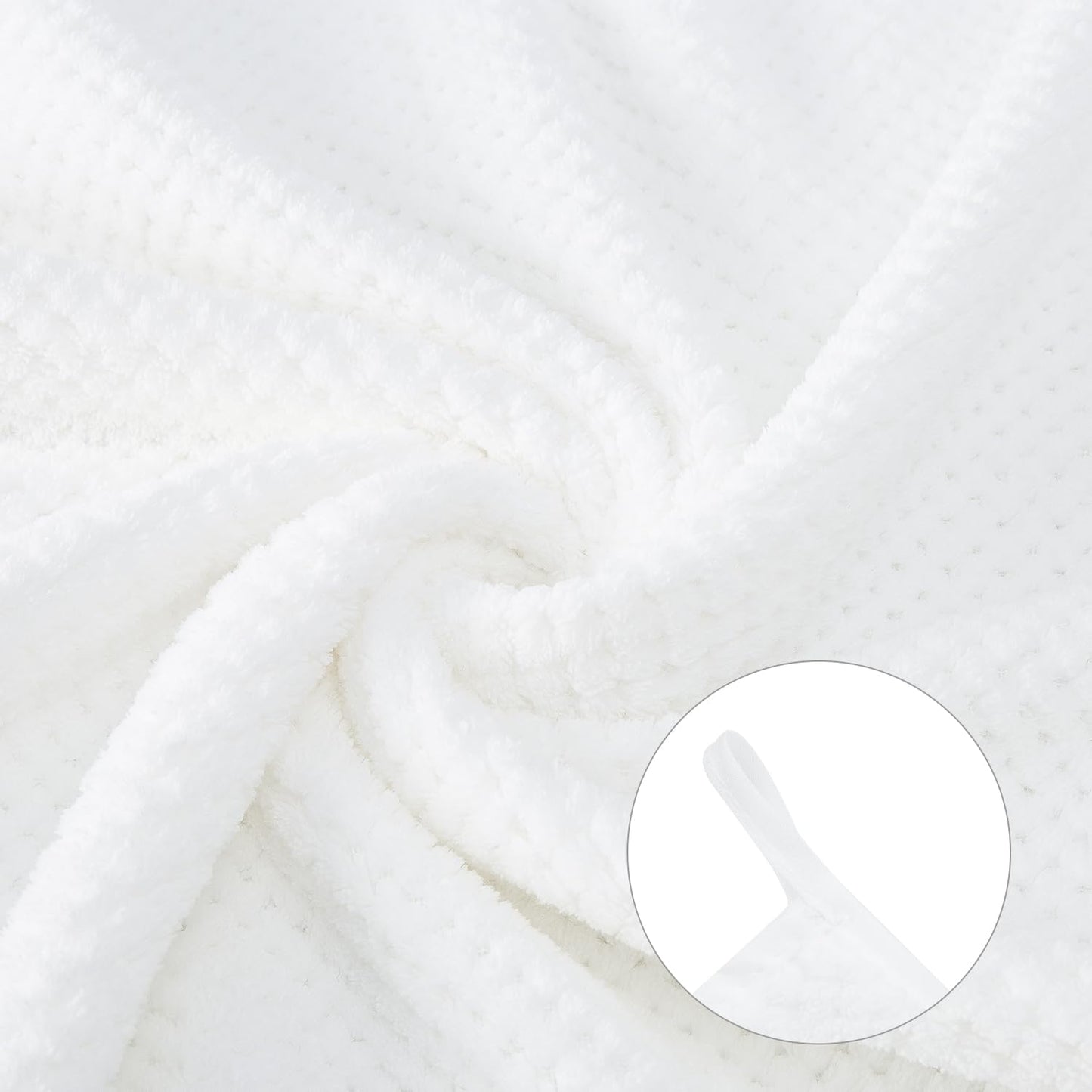 MaopaoBeauty Washcloth Set for Bathroom - Quick Drying - Ultra Soft Microfiber Absorbent Towel for Bath Fitness, Gym, Shower, Hotel, and Spa - 13x13 Inch | Set of 6, White