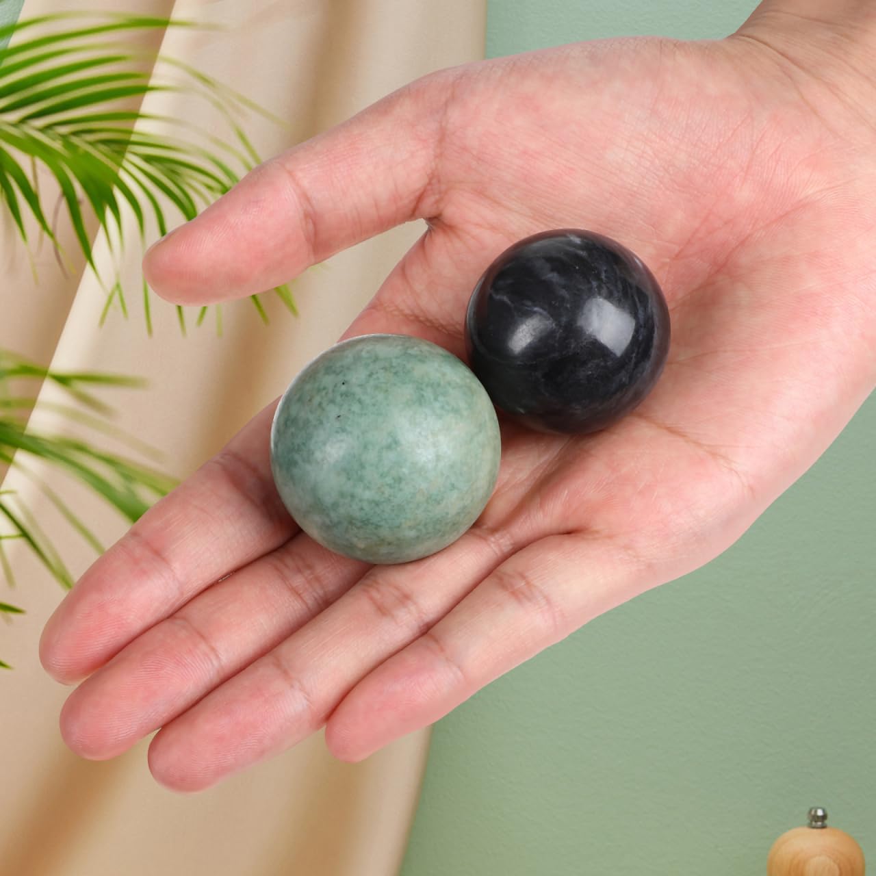 Hemoton 4 Sets Marble Baoding Balls Hand Exercise Ball Chinese Stress Ball for Adult Chinese Meditation Balls Hand Exercise Massage Alleviating Memory Loss Health Massage