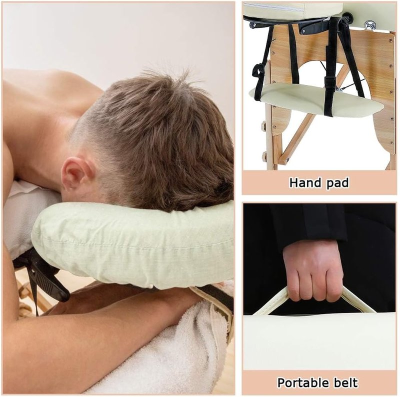 Portable Massage Table - 24 Inch Wide Height Adjustable Spa Bed | Folding Design with Non-Woven Bag for Facial & Tattoo Care