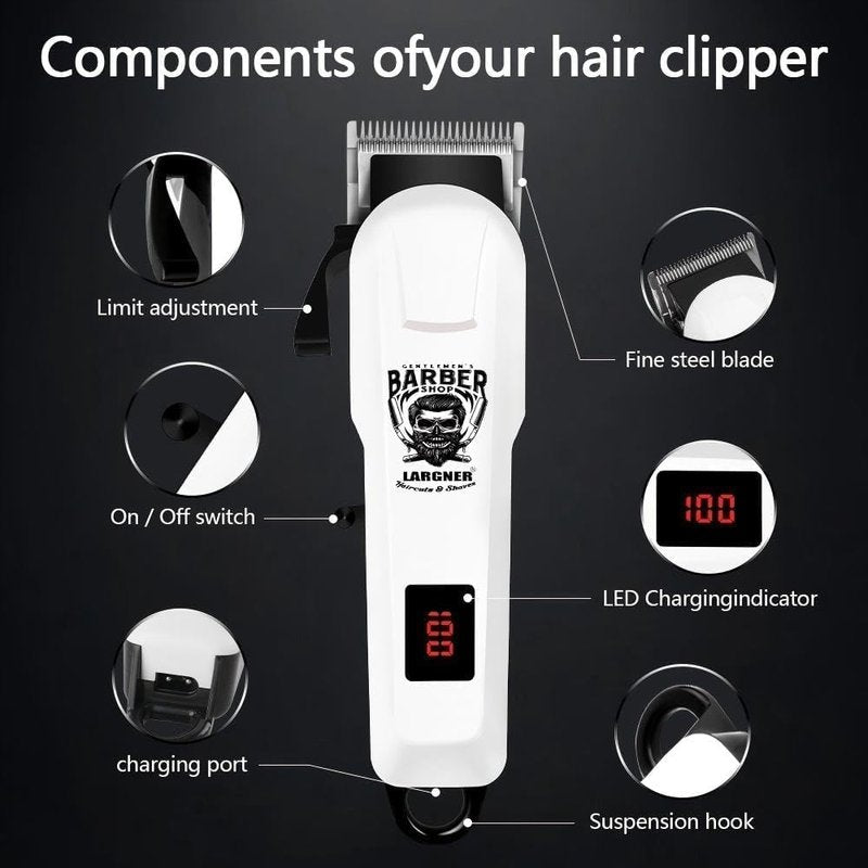 Hair Clippers for Men - Clippers and Hair Trimmers Set, Barber Clippers, Cordless Electric Clippers and Trimmers with Box, Professional Hair Clippers for Men Gifts