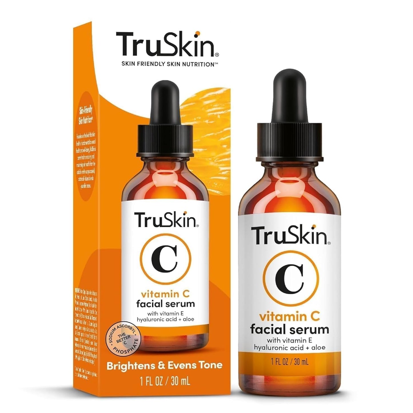 TruSkin Vitamin C Serum - Anti-Aging Face Serum with Hyaluronic Acid & Vitamin E | 1 fl oz for All Skin Types