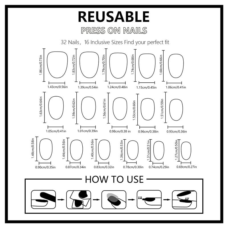 32Pcs Short Oval Press on Nails Light Purple Fake Nails Solid Color Glossy Full Cover Stick on Nail Easy Apply Reusable Artificial Manicure Kit for Women