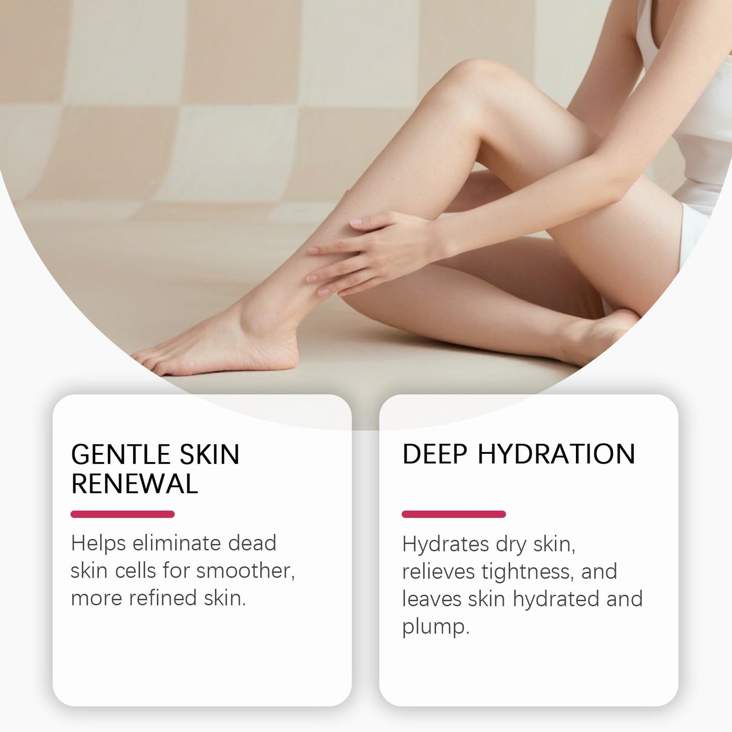 Soelegant Strawberry Skin Resurfacing Cream with Lactic Acid - Exfoliating Body Cream for Bumpy Rough Skin on Arms Legs, Deep Hydration Moisturizing, Smoothing & Renewal, 3.53 OZ