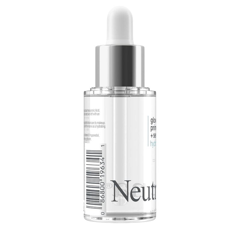 Neutrogena Hydro Boost Glow Booster Primer - Hydrating Serum-to-Primer Hybrid with Hyaluronic Acid | 1.0 fl. oz