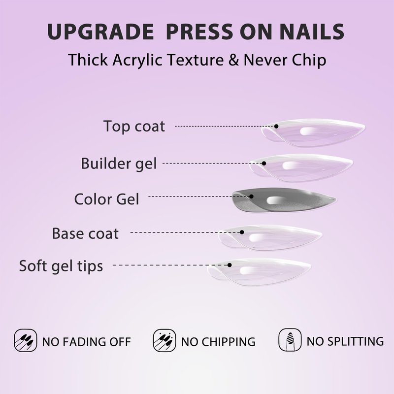 KQueenest Dusty Pink Press on Nails Short Almond - 30 Pcs Fake Nails Glue on, Thick Natural Fit Acrylic Nails, Reusable Salon Quality Stick on Nails for Women, Easy False Nails for Everyday Wear