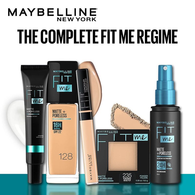 Maybelline Fit Me Matte + Poreless Pressed Face Powder - Classic Ivory, 1 Count | Flawless Finish