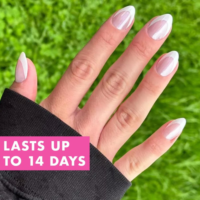 Olive & June Press-On Nails - Instant Mani Set with 42 Non-Toxic, Long-Lasting Designs | Spring Flowers & Patterns | Medium Oval