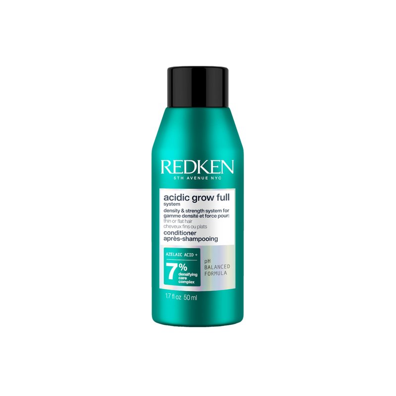 Redken Acidic Grow Full System Scalp and Hair Conditioner - Lightweight Conditioner for Thicker-Looking Hair and Hydrated Scalp, With Azelaic Acid, 1.0 Fl Oz