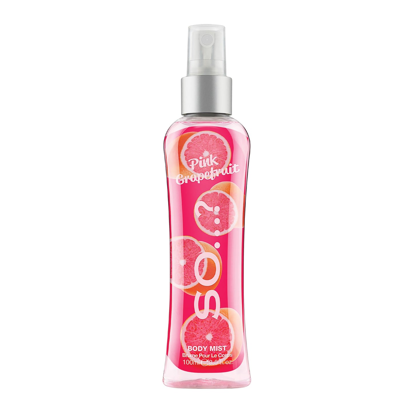 So...? Pink Grapefruit Body Mist Citrus, Fruity Body Spray for Women - Perfume for Ladies - Perfect Gifts - 3.5 oz