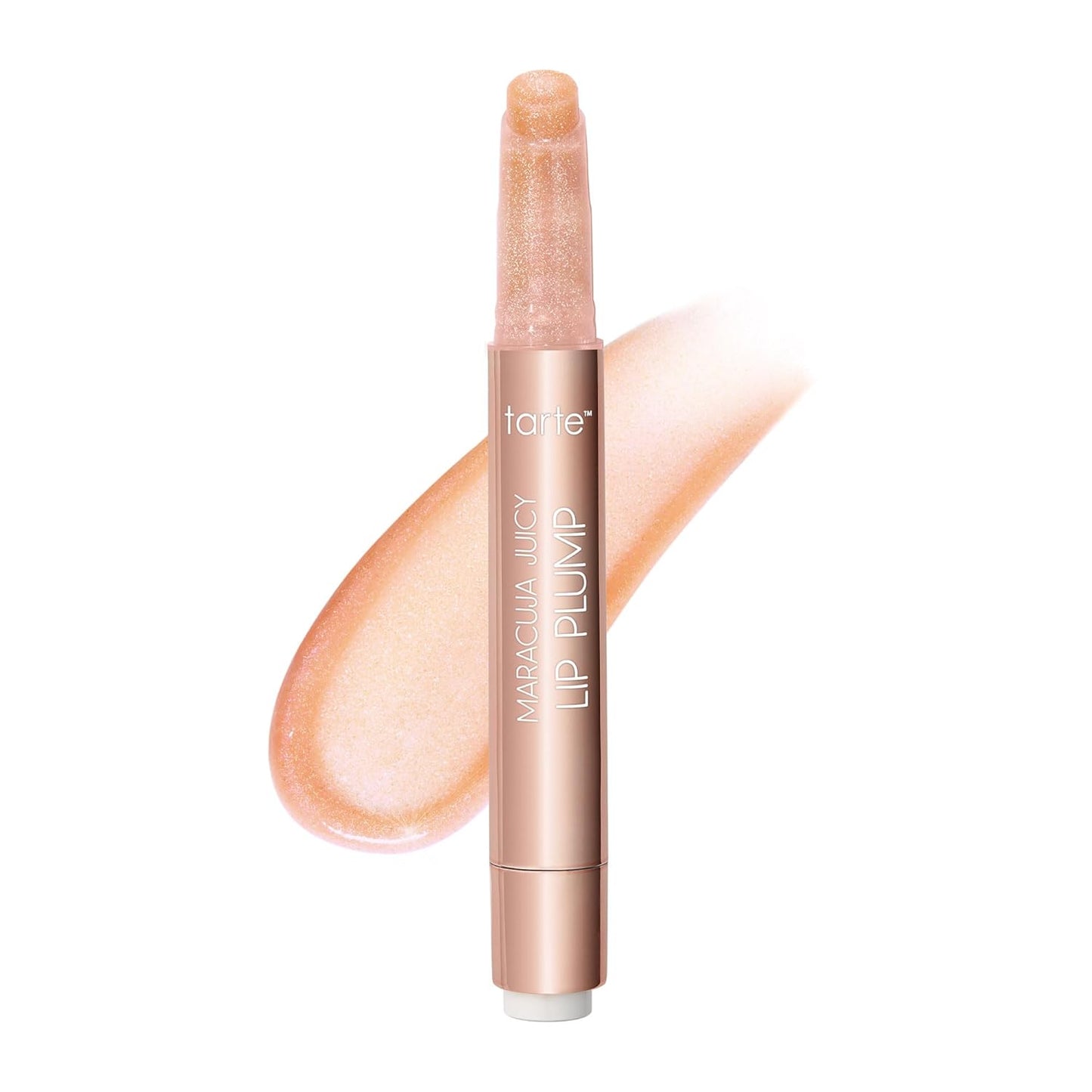 Tarte Maracuja Juicy Shimmer Glass Lip Plump - Hydrating Lip Gloss Balm with Hyaluronic Acid & Vitamin E | Vegan & Cruelty-Free