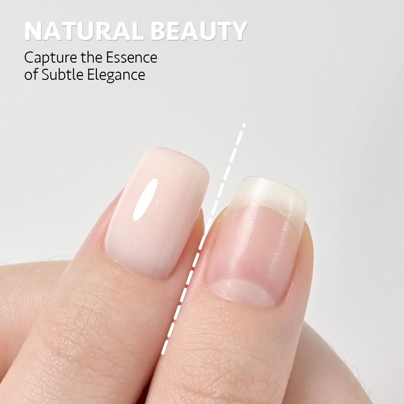 GAOY Nude Jelly Gel Nail Polish, 16ml Sheer Translucent Netural Soak Off Gel Polish, UV Light Cure for Nail Art DIY at Home, 2948 Sheer Opal