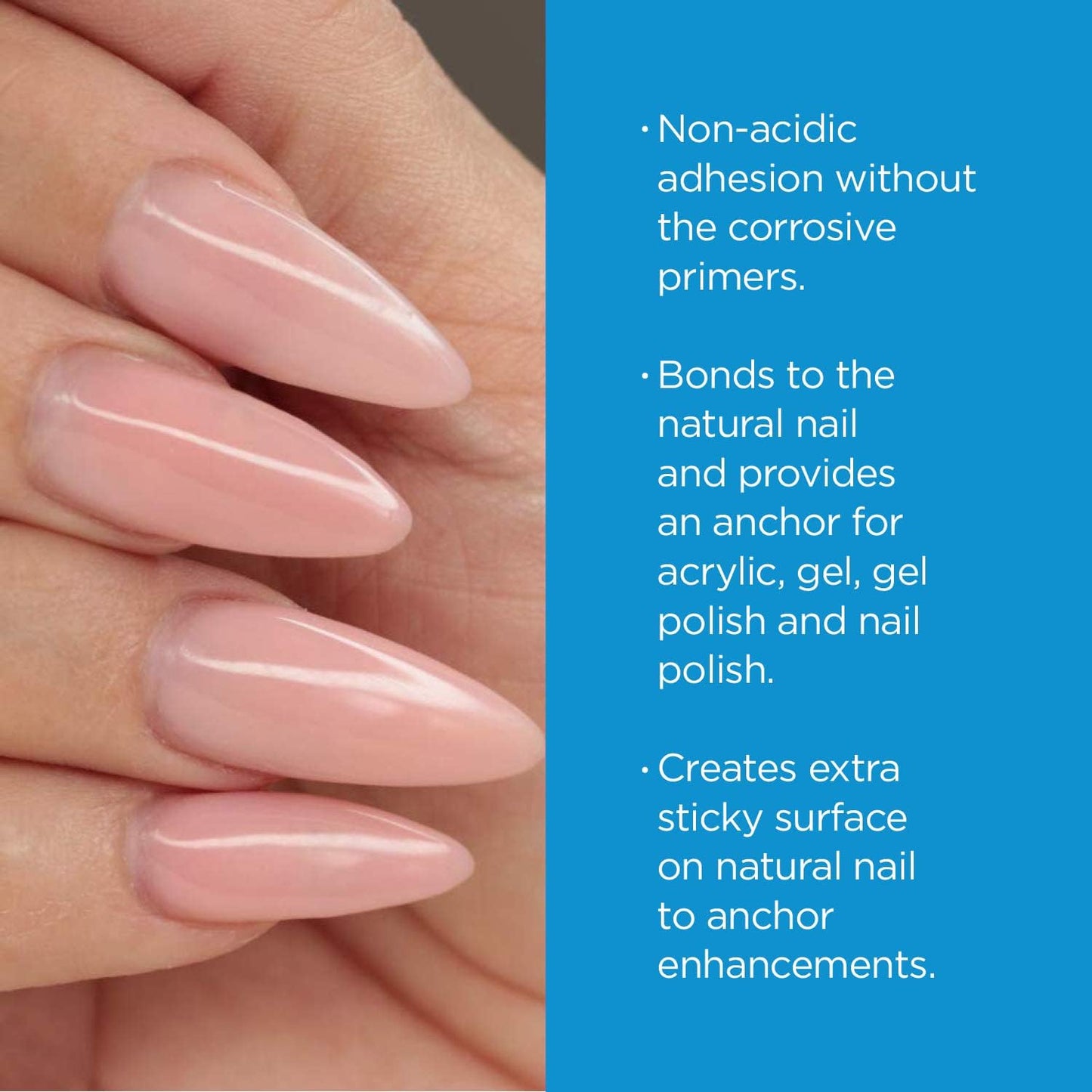 Young Nails Protein Bond - Non-Acidic Nail Primer for Gel & Acrylic | Enhanced Adhesion, 0.25 oz
