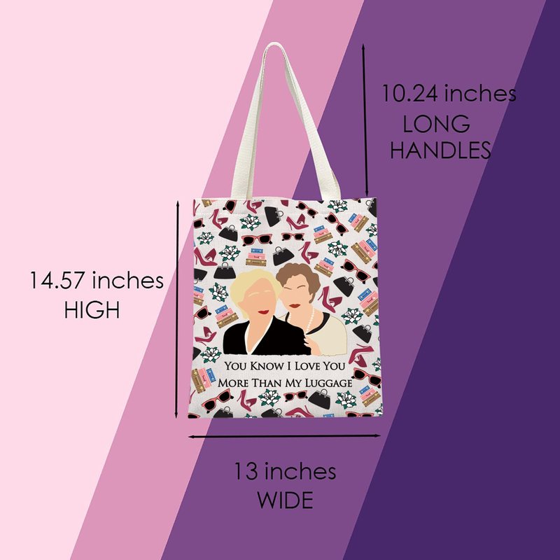 MNIGIU Steel Magnolias Gift Steel Magnolias Cosmetic Bag You Know I Love You More Than My Luggage Bag (You Know I Tote)
