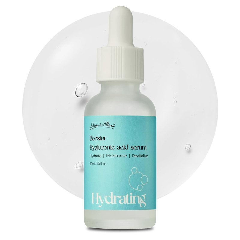 Hyaluronic Acid Serum - Hydrating Formula with Panthenol & Olive Leaf Extract | 1.0 fl oz