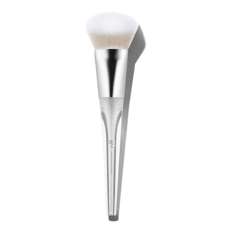 e.l.f. Precision Airbrush Blender - Angled Makeup Brush for Liquids & Creams | Vegan & Cruelty-Free