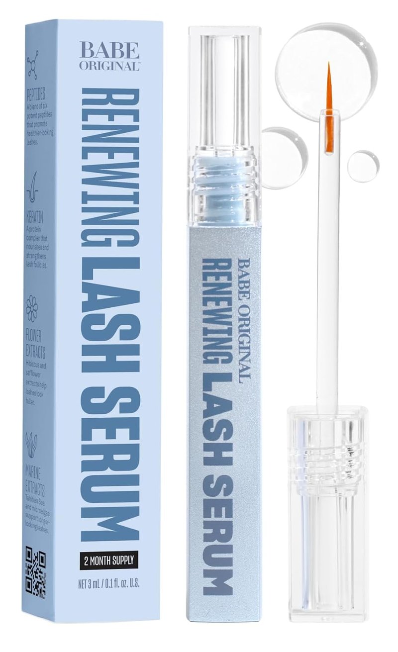 Renewing Lash Serum - Prostaglandin-Free, Peptide-Infused Treatment for Fuller, Longer Lashes | Vegan & Cruelty-Free