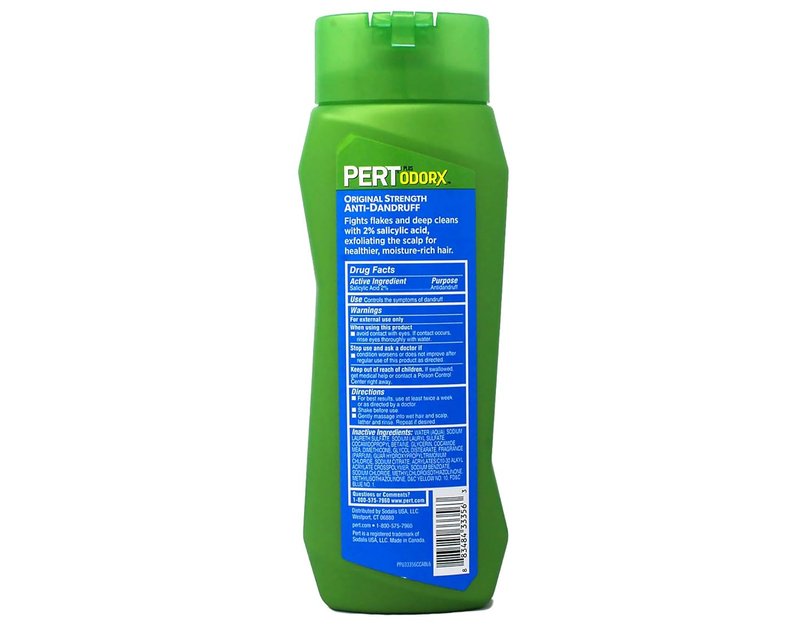 Pert Anti-Dandruff 2 in 1 Shampoo & Conditioner - Advanced Formula with 2% Salicylic Acid & Zinc - 13.5 oz