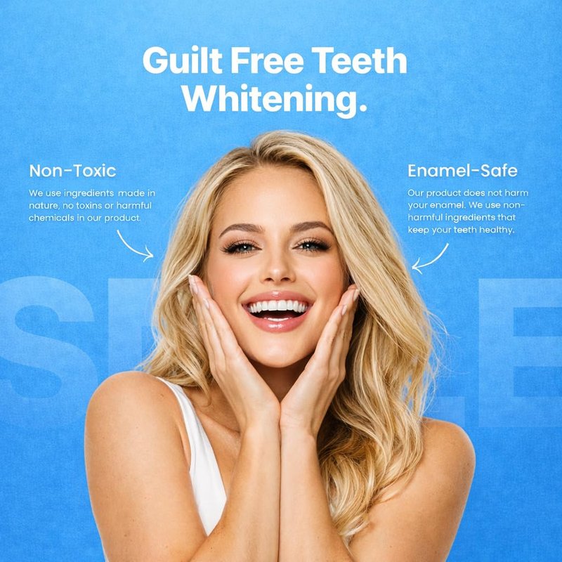 Jumu’ah Teeth Whitening Strips - 7 Treatments - 14 Strips - Enamel Safe - Certified Non-Toxic Teeth Whitening | Whitens Without Sensitivity, Coconut & Mint Flavor