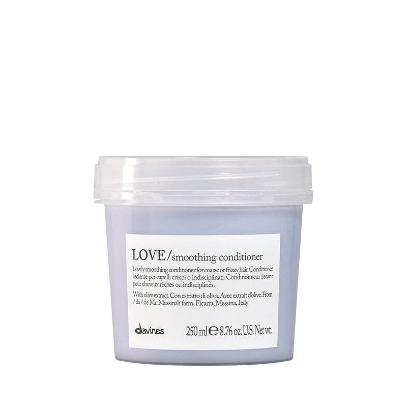 Davines LOVE Smoothing Conditioner - Rich Anti-Frizz Formula for Coarse Hair | Hydrates & Adds Shine