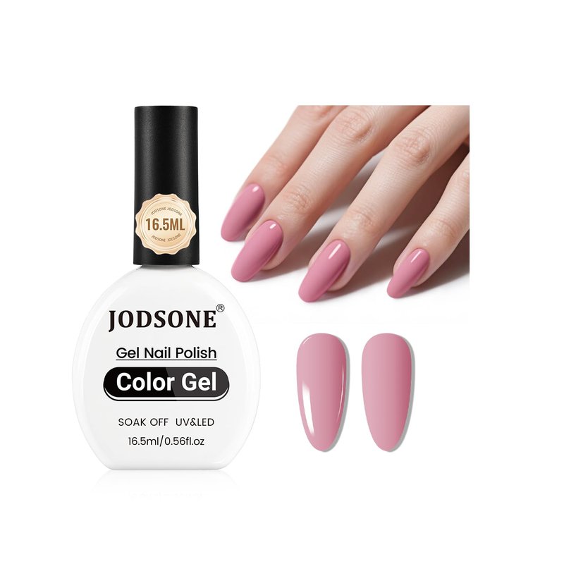 JODSONE Dark Pink Gel Nail Polish - 16.5ml Soak Off LED Formula for DIY Nail Art